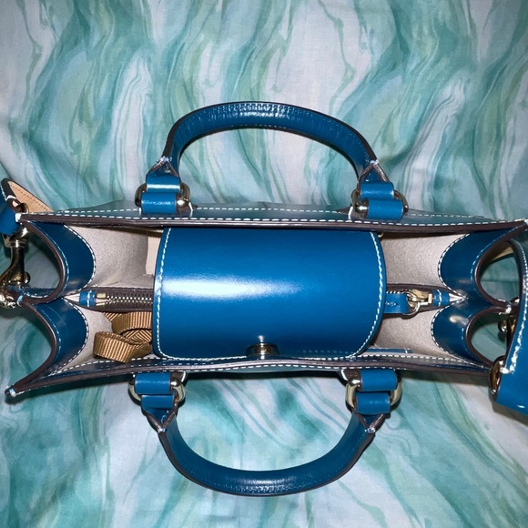 Dooney and Bourke Jayne Satchel in Airforce blue 💙🩵 - Picture 14 of 16